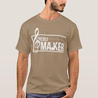 Diskantmacher-Wortwitz Lustige Marching Band Musik T-Shirt