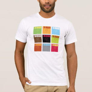 Diskette färbt Shirt