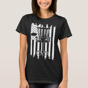 Diskette Golf USA Flag T-Shirt