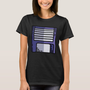 Diskette Retro Lustig Einfach Faul Halloween Kostü T-Shirt