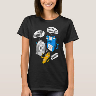 Disketten-CD USB Stick Funny Computer Nerd T-Shirt