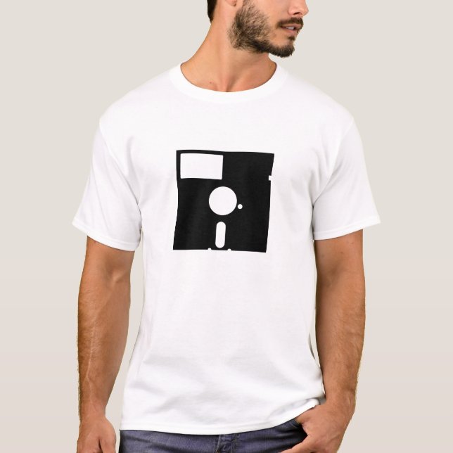 Disketten-Symbol T-Shirt (Vorderseite)