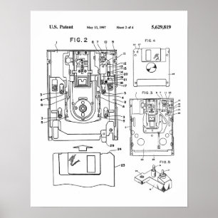 Diskettenpatent Poster