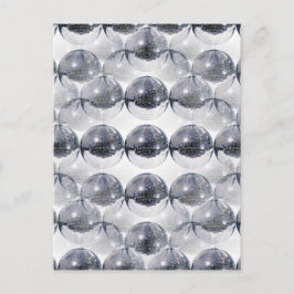 Diskoball Postkarte