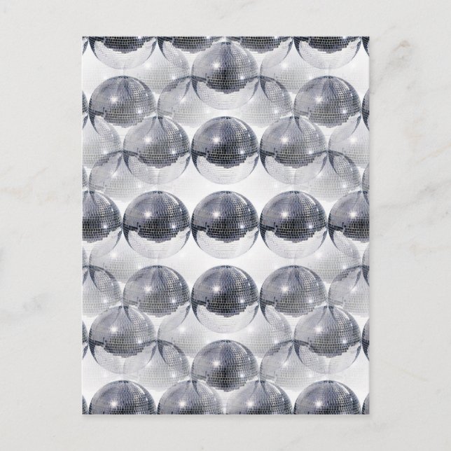 Diskoball Postkarte (Vorderseite)