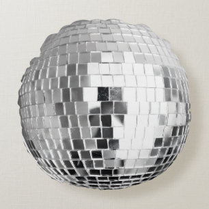 Diskoball Rundes Kissen