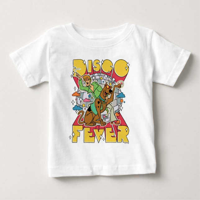 Diskofieber mit Scooby und Shaggy Baby T-shirt (Vorderseite)