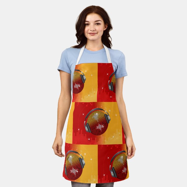 Diskothek Ball Schürze (Getragen)