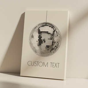 Diskothek Ball Wall Art Personalisierte Leinwand
