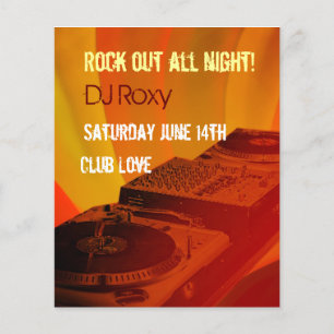 Diskothek Flyer