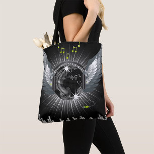 Diskothek mit Flügeln Tasche
