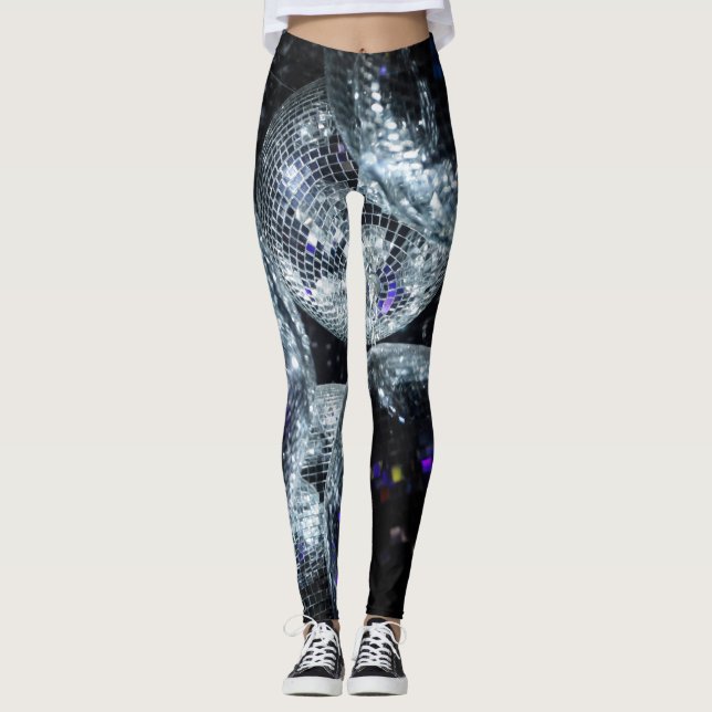 Diskotheken: Dunkle Party-Atmosphäre Leggings (Vorderseite)