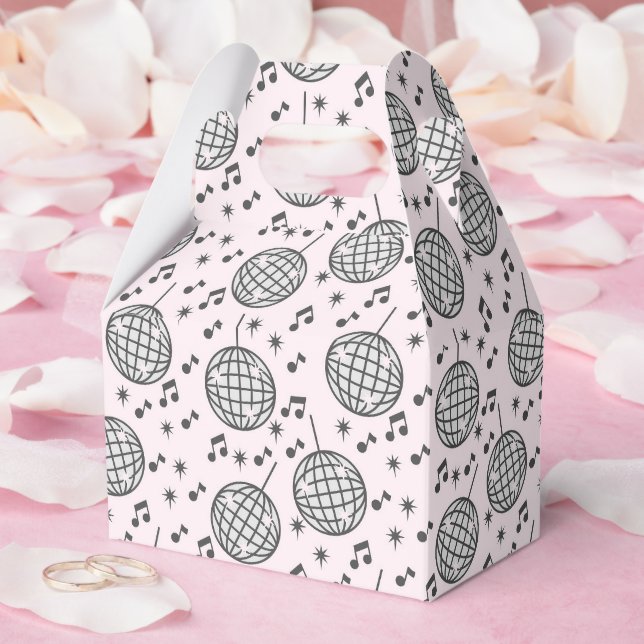 Diskotheken und Musiknoten Geschenkschachtel (Hochzeit)
