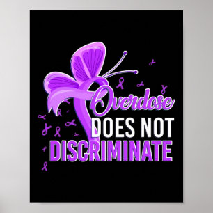 diskriminiert nicht die Lila Sensibilisierungskamp Poster