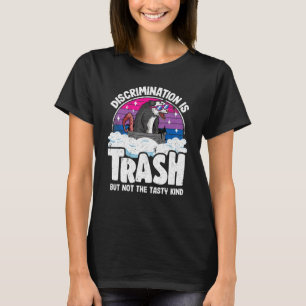Diskriminierung ist Abfallopossum Bisexueller Stol T-Shirt