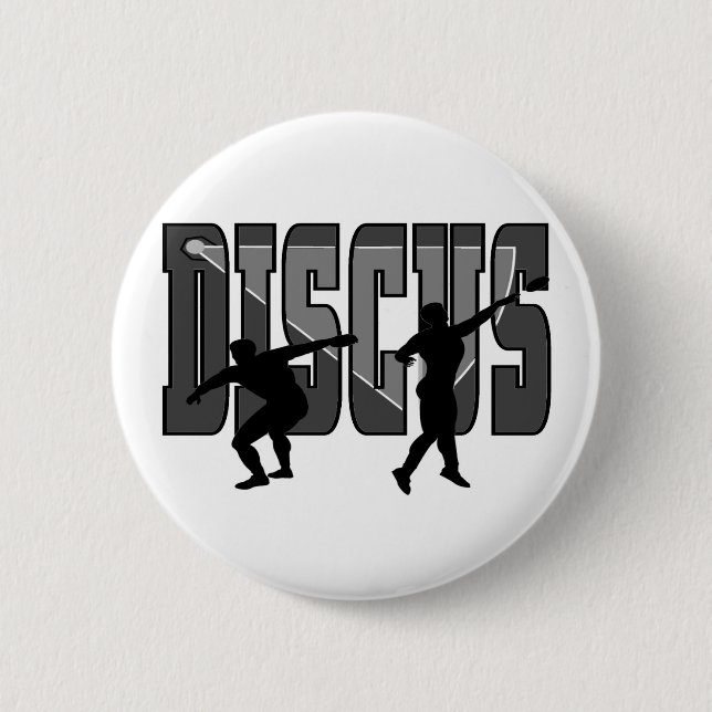 Diskus T - Shirt und Geschenke. Button (Vorderseite)