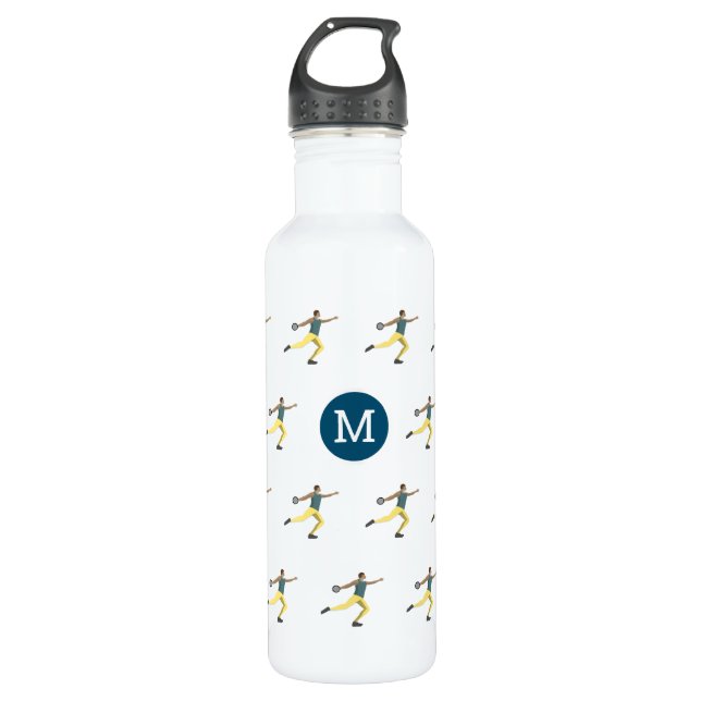 Diskusauskragen Edelstahlflasche (Vorderseite)