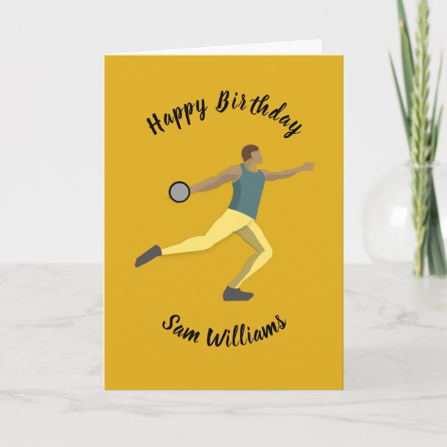 Diskusauskragen Karte (Vorderseite)