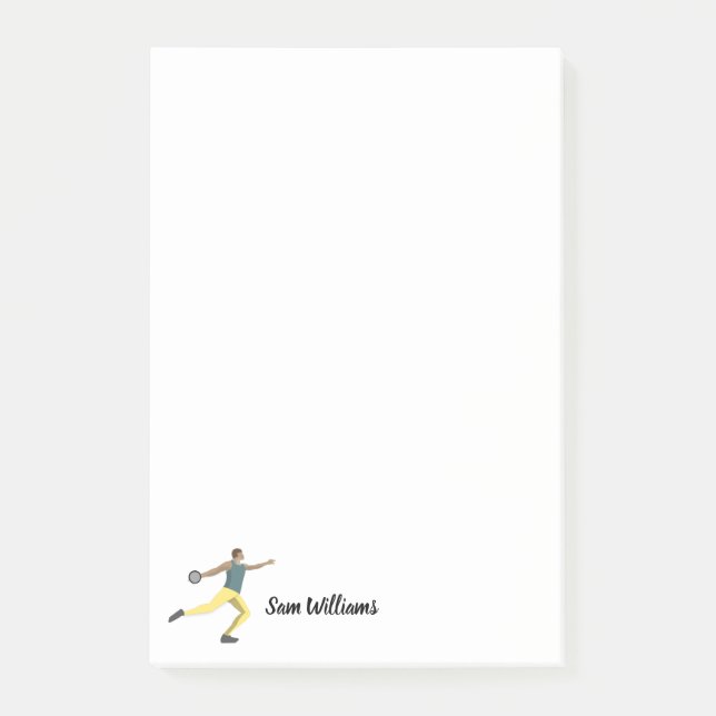 Diskusauskragen Post-it Klebezettel (Vorderseite)