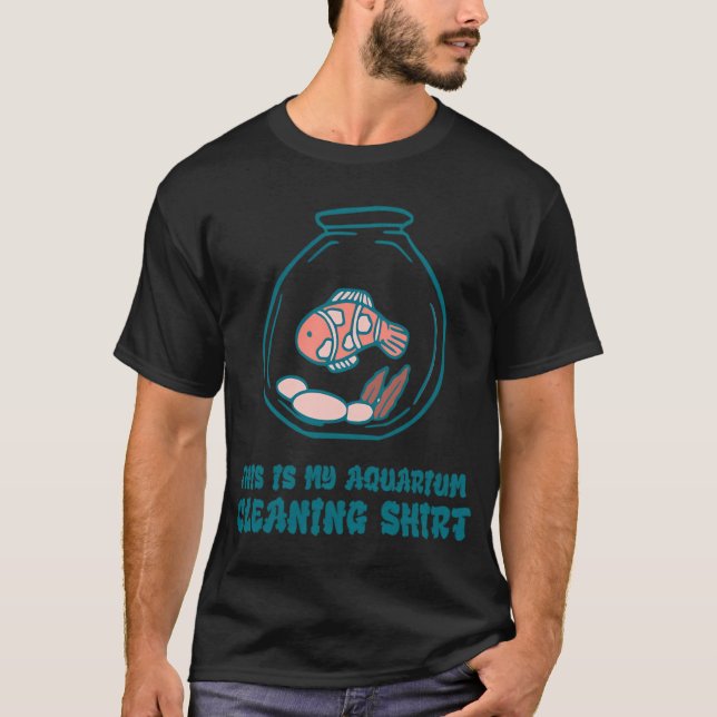 Diskusfisch gelbe Wasserfarbe T-Shirt (Vorderseite)
