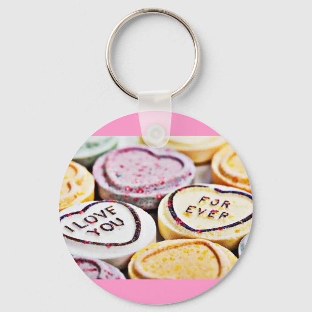 Diskussionsherzen Schlüsselanhänger (Vorderseite)