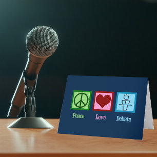 Diskussionsteam für die Liebe des Friedens Feiertagskarte