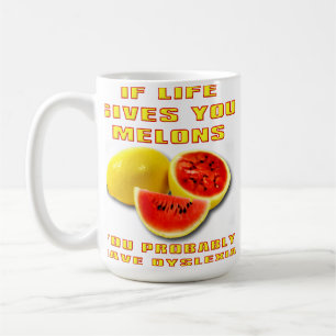 Dislektische Melone-lustige Tasse