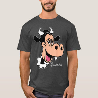 Disney Clarabelle Kuh großes Gesicht Retro-Charakt T-Shirt