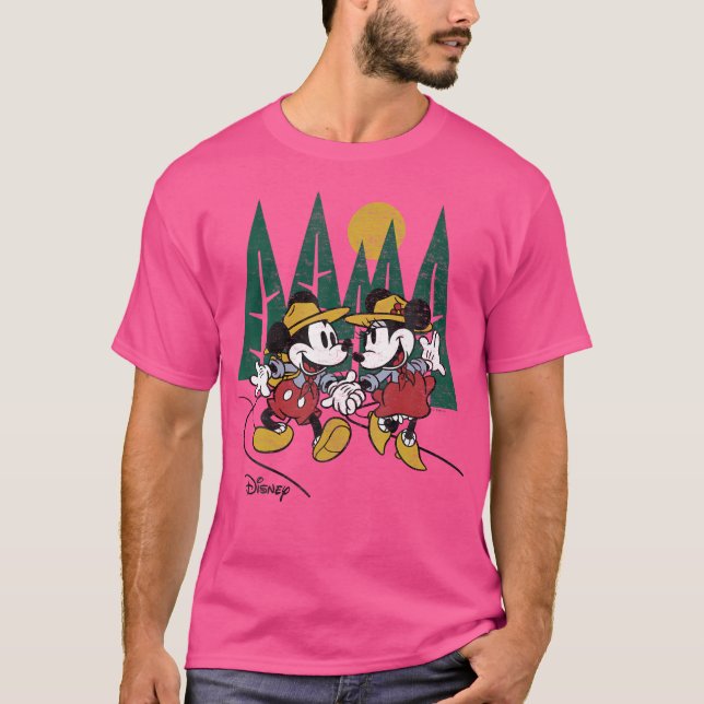 Disney - Mickey Minnie Wandern T-Shirt (Vorderseite)