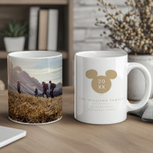 Disney's Mickey Mouse Gold Icon mit Foto