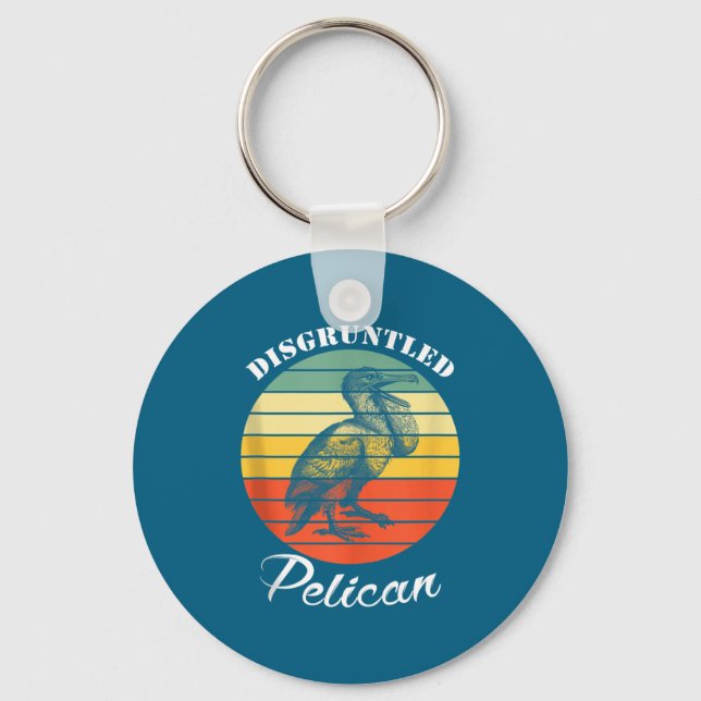 Disntled Pelican Funny Quote Tank Top  Schlüsselanhänger (Vorderseite)