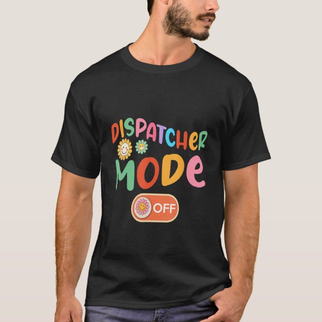 Dispatcher Mode Off Costume Summer Vacation  Flowe T-Shirt (Vorderseite)