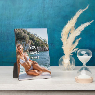 DISPLAY! 🖼️ Benutzerdefinierte Tischplakette mit  Fotoplatte