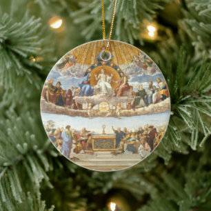 Disputation über das Heilige Sakrament, Raphael Sa Keramik Ornament