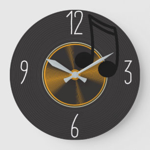 Disque musical grand horloge
