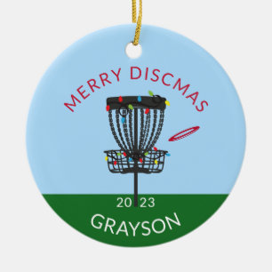 Disques de Joyeux Disques de Noël Ornement en céra