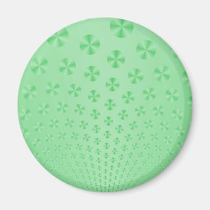 Disques sur aimant vert menthe