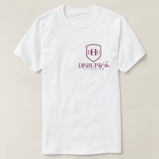 DisruptHER Universität T-Shirt (Design vorne)