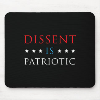 Dissent ist patriotisches T-Shirt USA Politisch Wi Mousepad