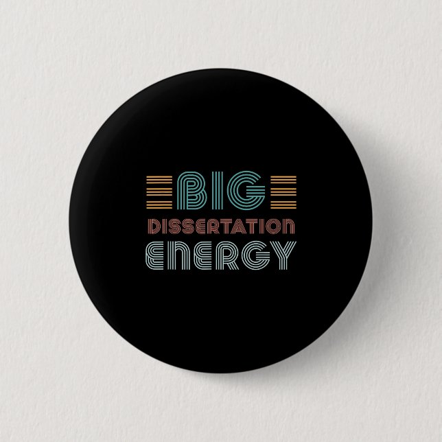 Dissertation Schreibthesis Defence Phd Doctoral C Button (Vorderseite)