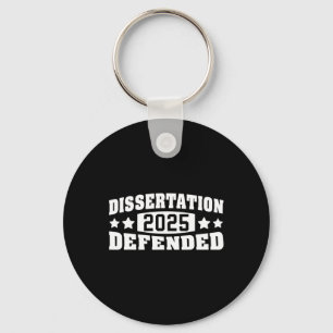 Dissertation verteidigt 2025 Phd Edd Doctorate Gra Schlüsselanhänger