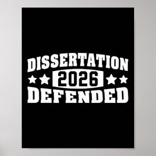 Dissertation verteidigt 2026 PhD Edd Doktortitel A Poster