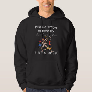 Dissertation verteidigt Doktorat Doktorgrad PhD Ab Hoodie
