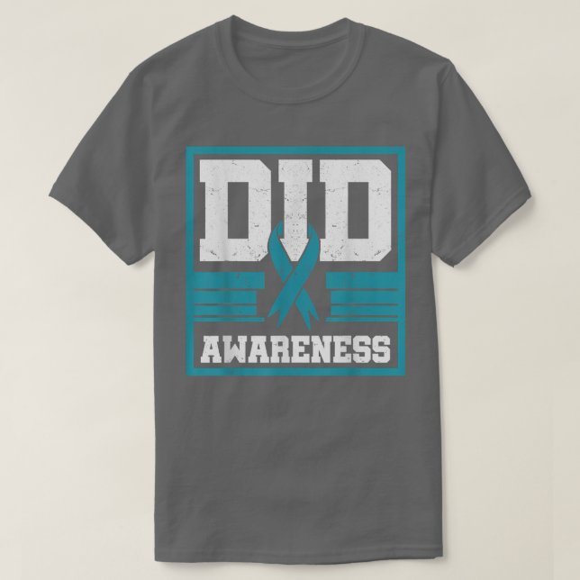 Dissoziative Identitätsstörung Warrior Awareness R T-Shirt (Design vorne)