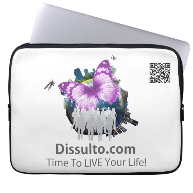 Dissulto - Laptop-Sieb 13" Laptopschutzhülle (Vorderseite)