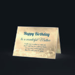 Distance Happy Birthday Mother Card Karte<br><div class="desc">Luxus Gold Distance Glückwunsch Geburtstag Mutter personalisierte Grußkarte.</div>