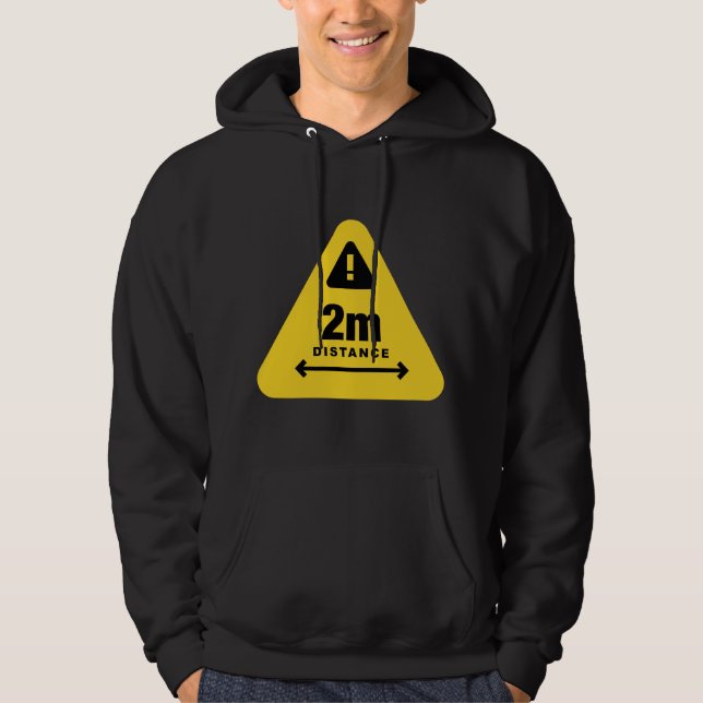 Distanz behalten hoodie (Vorderseite)