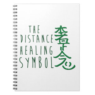 Distanzheilung Reiki-Symbol Notizblock