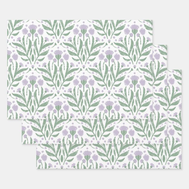 Distel-Geschenkpapierbögen Geschenkpapier Set (Set)