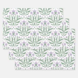 Distel-Mauspad Geschenkpapier Set